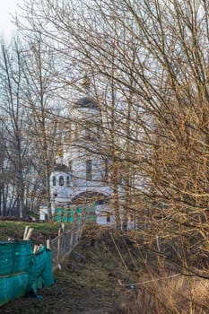 Shot of the orthodox church in the city
