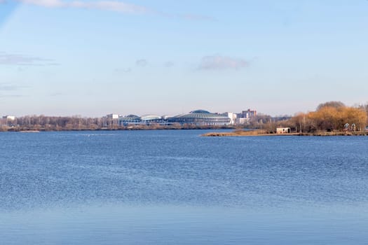 Shot of the multi purpose indoor sports arena, stadium