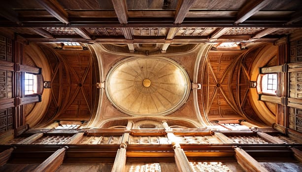 ancient roman house interior, AI generated image