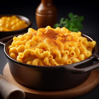 mac and cheese pasta, AI generated image
