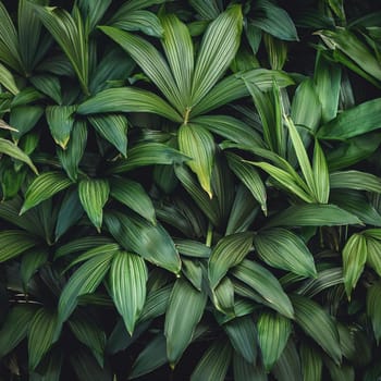 lush foliage natural background, AI generated image