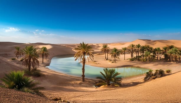 natural desert landscape scenery, AI generated image