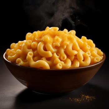 mac and cheese pasta, AI generated image