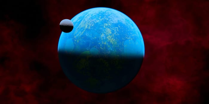 An exoplanet is a planet that orbits a star outside the solar system.