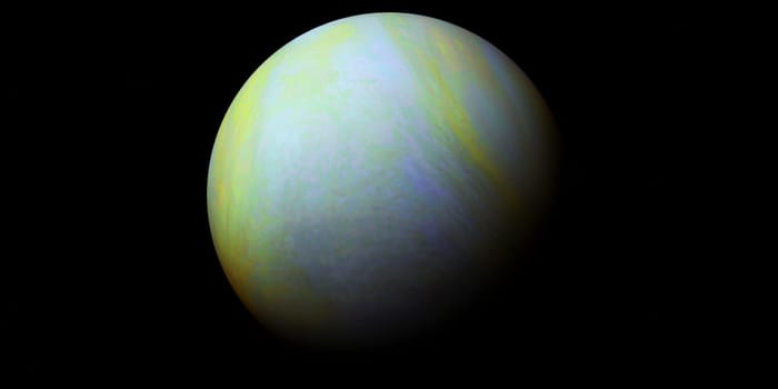 Venus is a terrestrial planet. It is small and rocky and has a thick hot atmosphere.