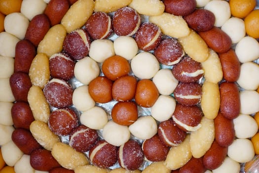 close up of indian sweet in a bowl on table, halua