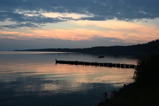 Abend am Stettiner Haff bei Kamminke
