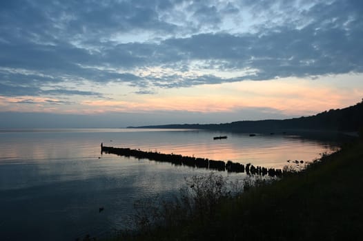 Abend am Stettiner Haff bei Kamminke