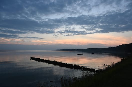 Abend am Stettiner Haff bei Kamminke