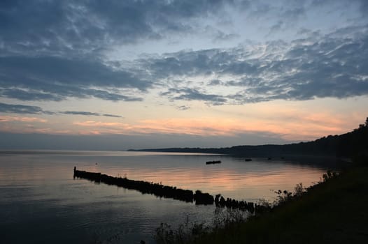 Abend am Stettiner Haff bei Kamminke