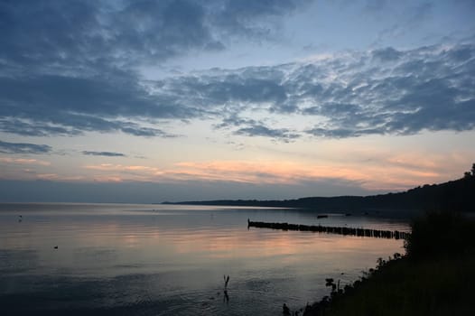 Abend am Stettiner Haff bei Kamminke