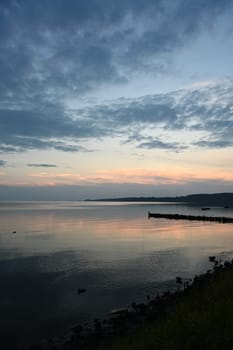 Abend am Stettiner Haff bei Kamminke