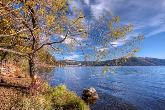 The beautiful Chatcolet Lake in Heyburn State Park near Plummer, Idaho.