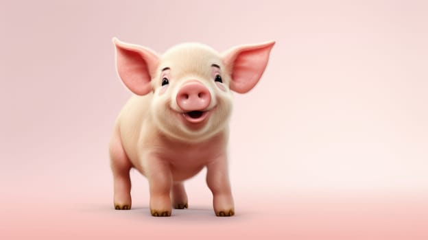 This cute baby piglet is perfect for marketing and branding. Its innocence and charm will captivate your audience, evoking warmth and joy. Add whimsy to your project with this delightful image.
