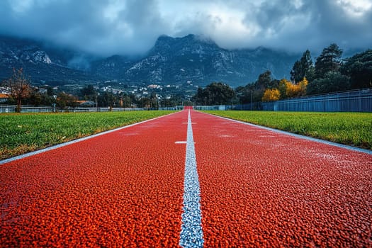red running track at the stadium in cloudy weather --ar 3:2 --stylize 400 --v 6.1 Job ID: 22520c35-99fe-4eca-a6b0-6f06950e8bd2