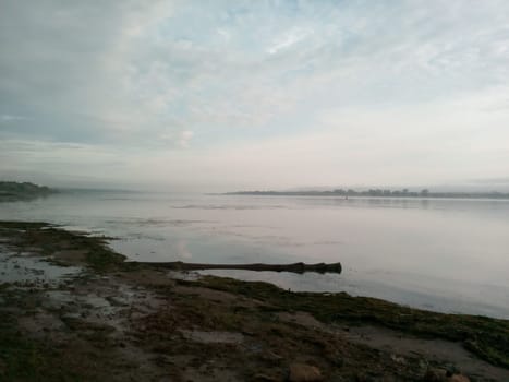 Capturing the tranquility of a morning riverbank where the calm waters reflect the tranquility of nature. A perfect reminder to stop and appreciate the beauty that surrounds us.