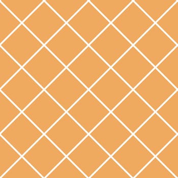 simple check pattern minimalism. white cage on an orange background. High quality photo