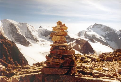 Stone pyramid