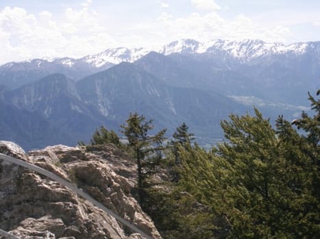 Landscape from the Swiss mountains
