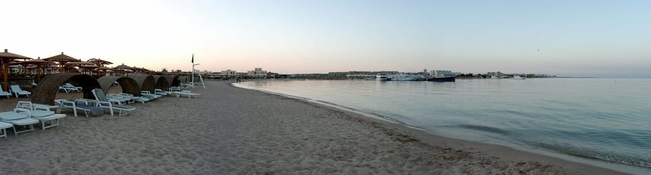 Panoramic beach in Egypt,Makady Bay,Hurgada