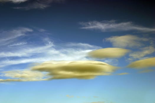 Clouded sky