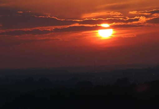 an autumnal sunset