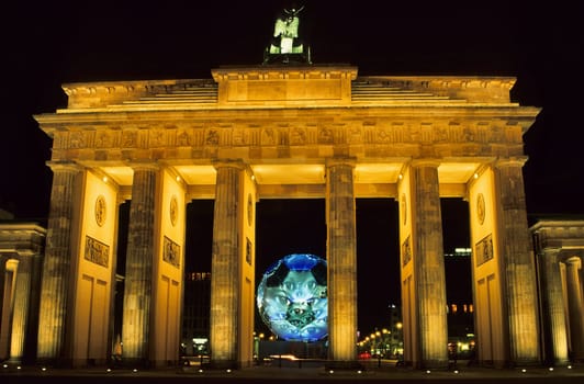 Brandenburg Gate as World Cup ambassador