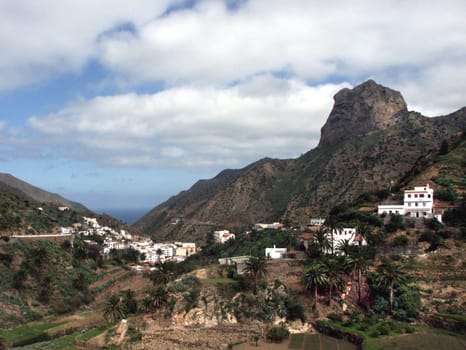 View of Valle Hermoso,La Gomera,Canary Islands
