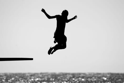 Jump into the sea