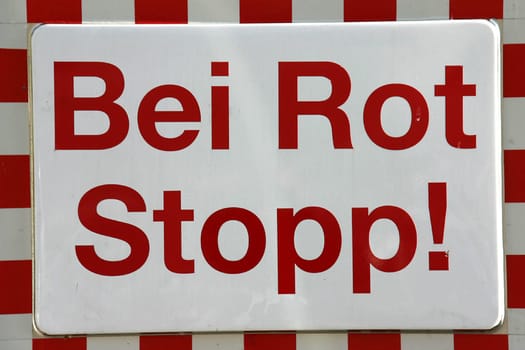 Stop sign