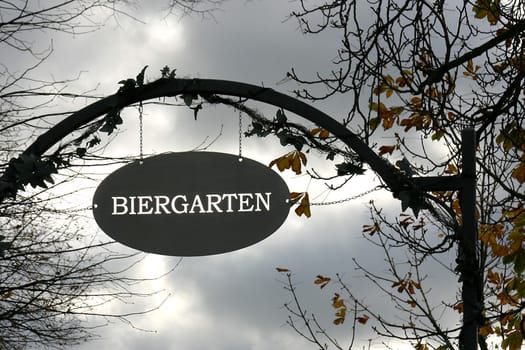 beer garden