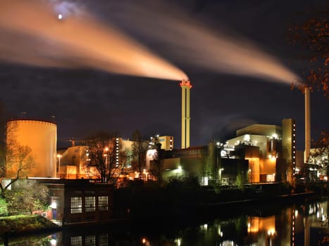 The waste incineration in HH-Billbrook. A DRI (mediation of exposure variants) consisting of 24 image planes...