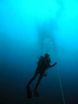 The feeling of having to resurface after a dive is similar to when the morning dawns and the host wants to go home.