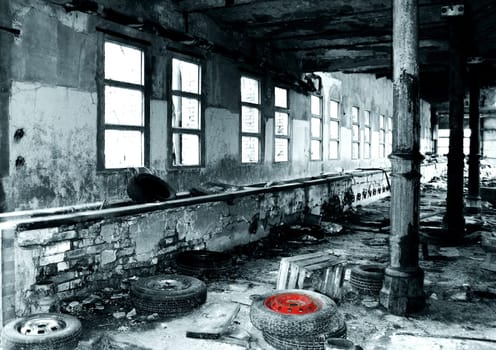 Warehouse at the old slaughterhouse in Hall East.