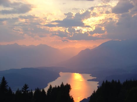 Between water and clouds