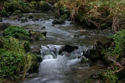 Waterfall in the Silberbachtal