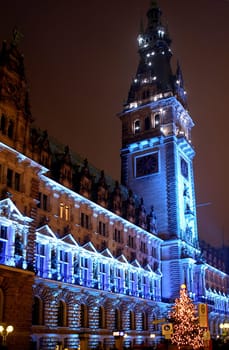 Blue Town Hall