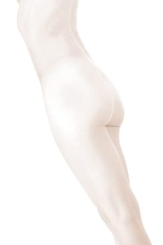 Nina's buttocks and legs