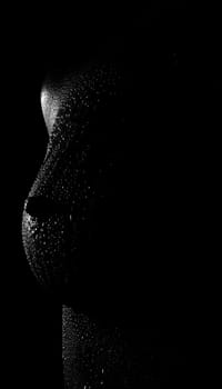 Isa's wet breasts