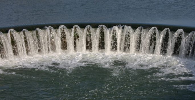 Water overflow Lippesee