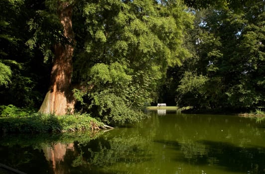 Impression from the castle park in Schwetzingen