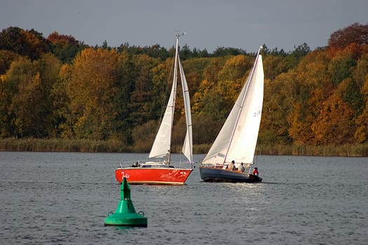 Sailing off