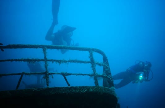 At the Halaveli wreck