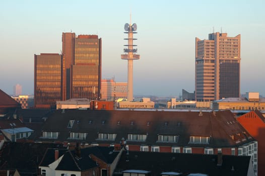 Hanover in the morning,Germany