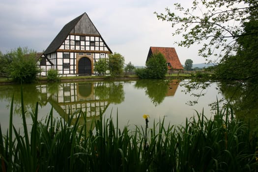 At the village pond