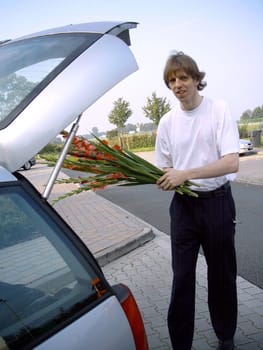 Quickly bought flowers