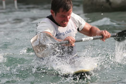 Mike Kurt Switzerland in action ......... ..... World Ranking No. 7...