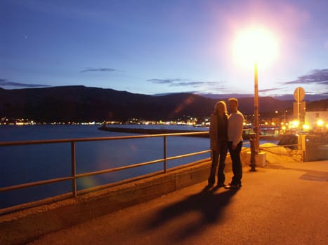 Croatia - City of Baska Exposure time 8 sec. with F/9