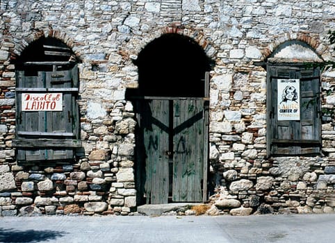 A former disco on Samos,Greece.