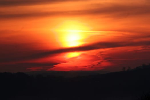 I took a sunrise from this morning at 7.20 a.m. on the way to the office. No,it has not been edited,the colors are real. -))